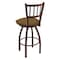 Holland Bar Stool Co 30" Swivel Bar Stool, Bronze Finish, Canter Saddle Seat 81030BZ012 - alternate 4